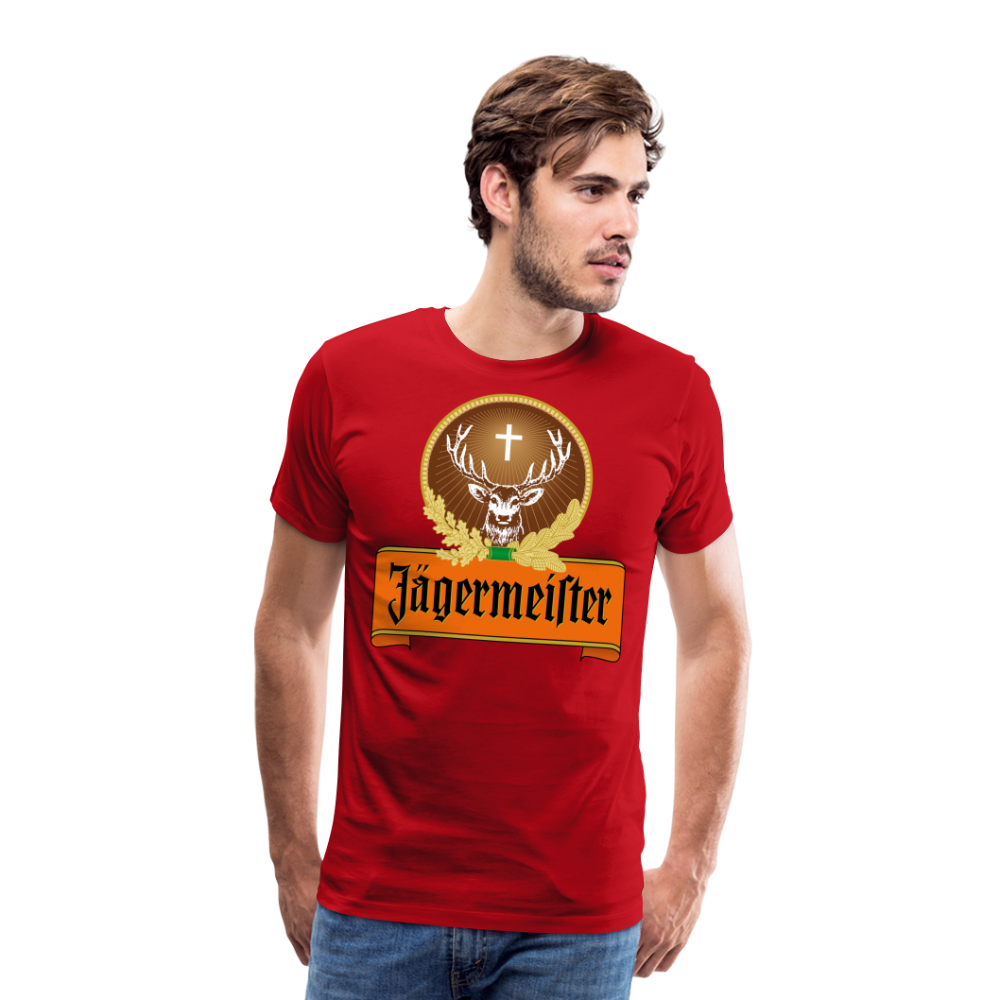 Herren Fashion T-Shirt Rundhals,100 % Baumwolle Sommer Streetwear Tank Top Shirt - Rot