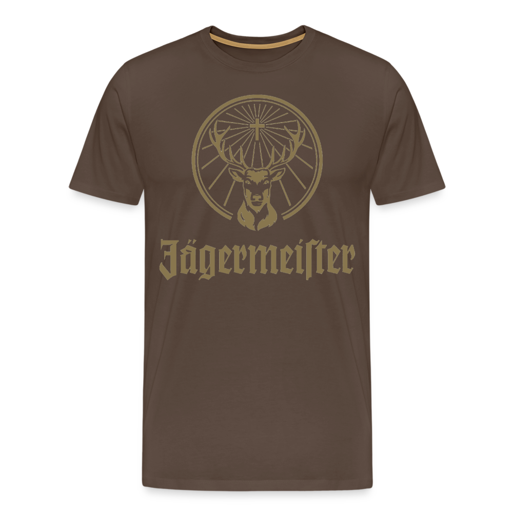 Herren Fashion T-Shirt Rundhals 100 % Baumwolle Sommer Streetwear Tank Top Shirt - Edelbraun