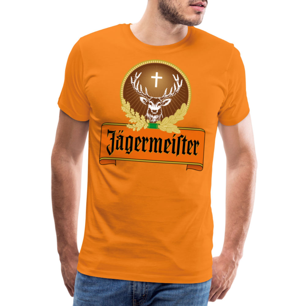 Herren Fashion T-Shirt Rundhals,100 % Baumwolle Sommer Streetwear Tank Top Shirt - Orange