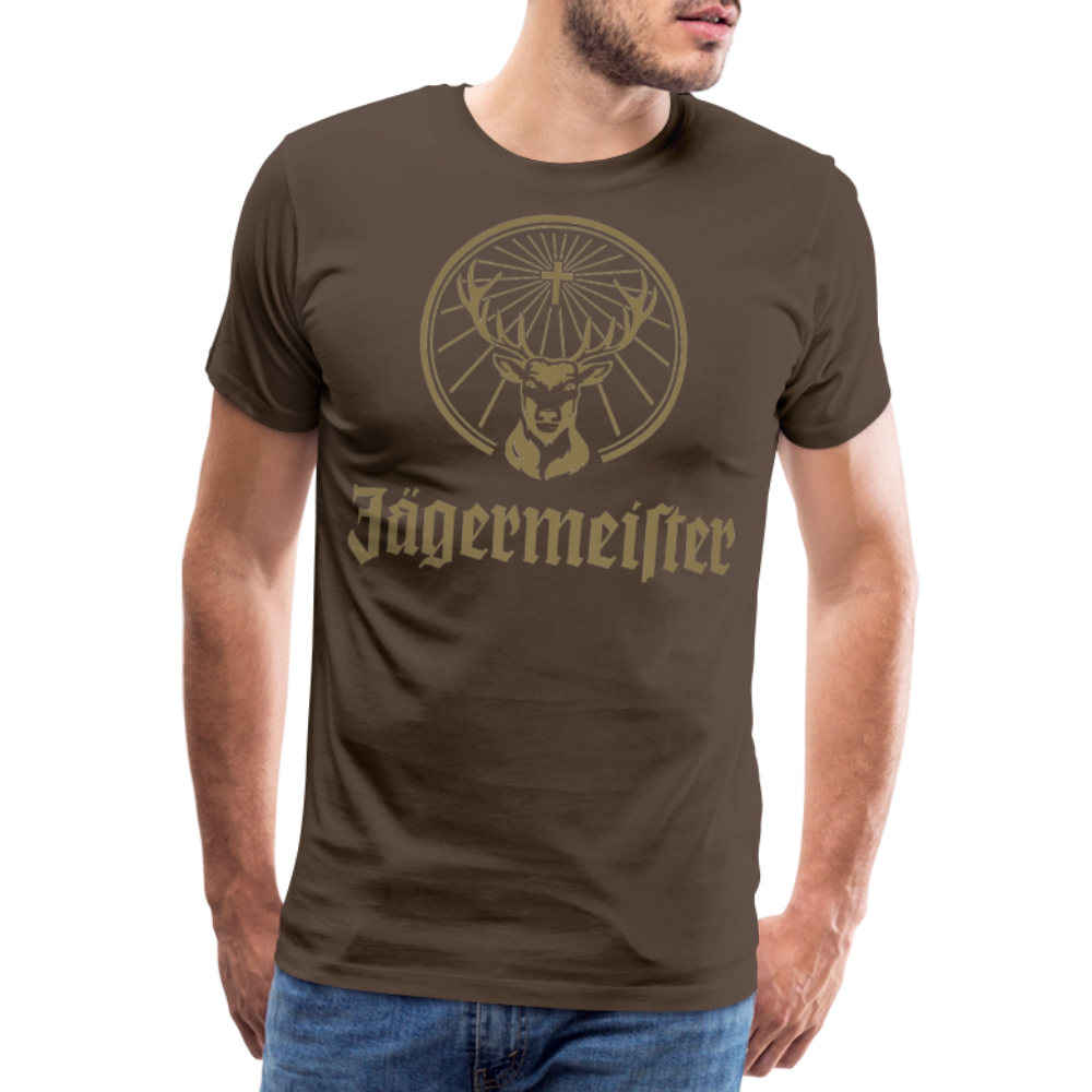 Herren Fashion T-Shirt Rundhals 100 % Baumwolle Sommer Streetwear Tank Top Shirt - Edelbraun
