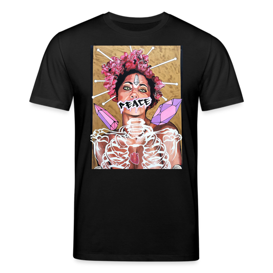 Männer Peace Bio-T-Shirt von Stanley & Stella - Schwarz