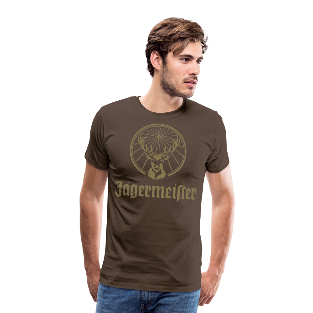 Herren Fashion T-Shirt Rundhals 100 % Baumwolle Sommer Streetwear Tank Top Shirt - Edelbraun