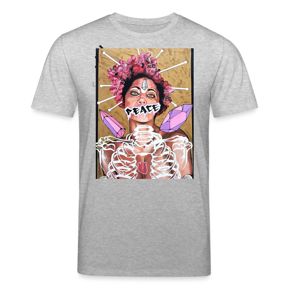 Männer Peace Bio-T-Shirt von Stanley & Stella - Grau meliert