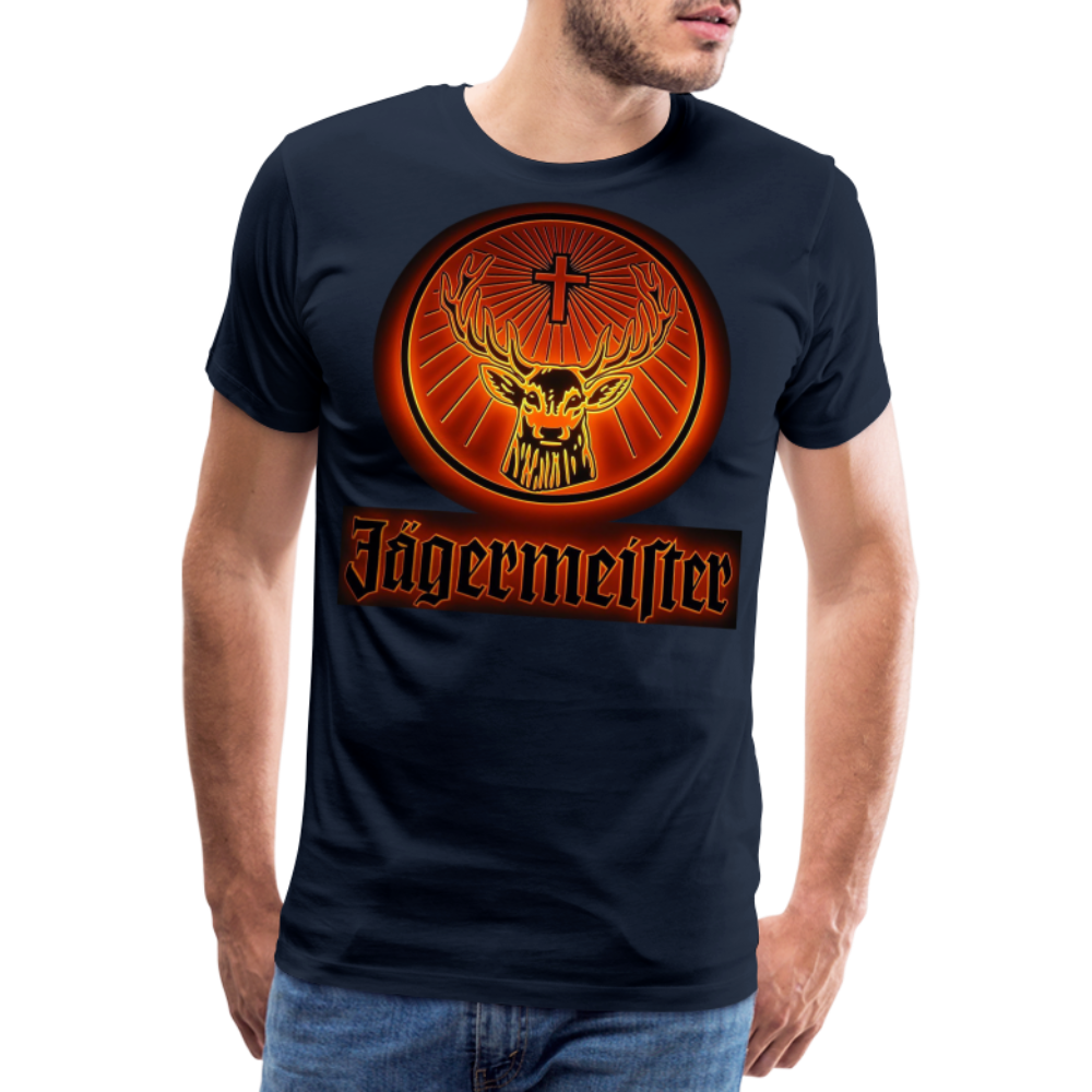 Herren Fashion T-Shirt Rundhals 100 % Baumwolle Sommer Streetwear Tank Top Shirt - Navy