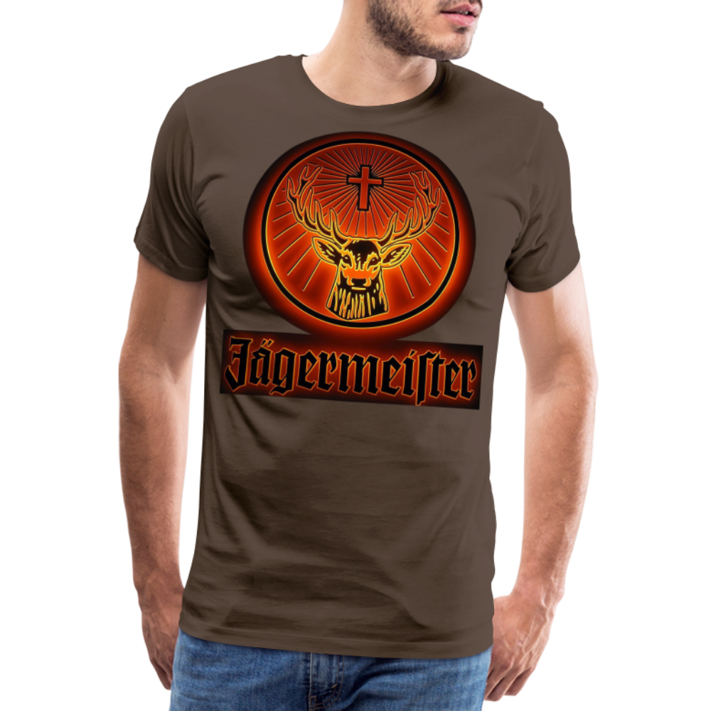 Herren Fashion T-Shirt Rundhals 100 % Baumwolle Sommer Streetwear Tank Top Shirt - Edelbraun