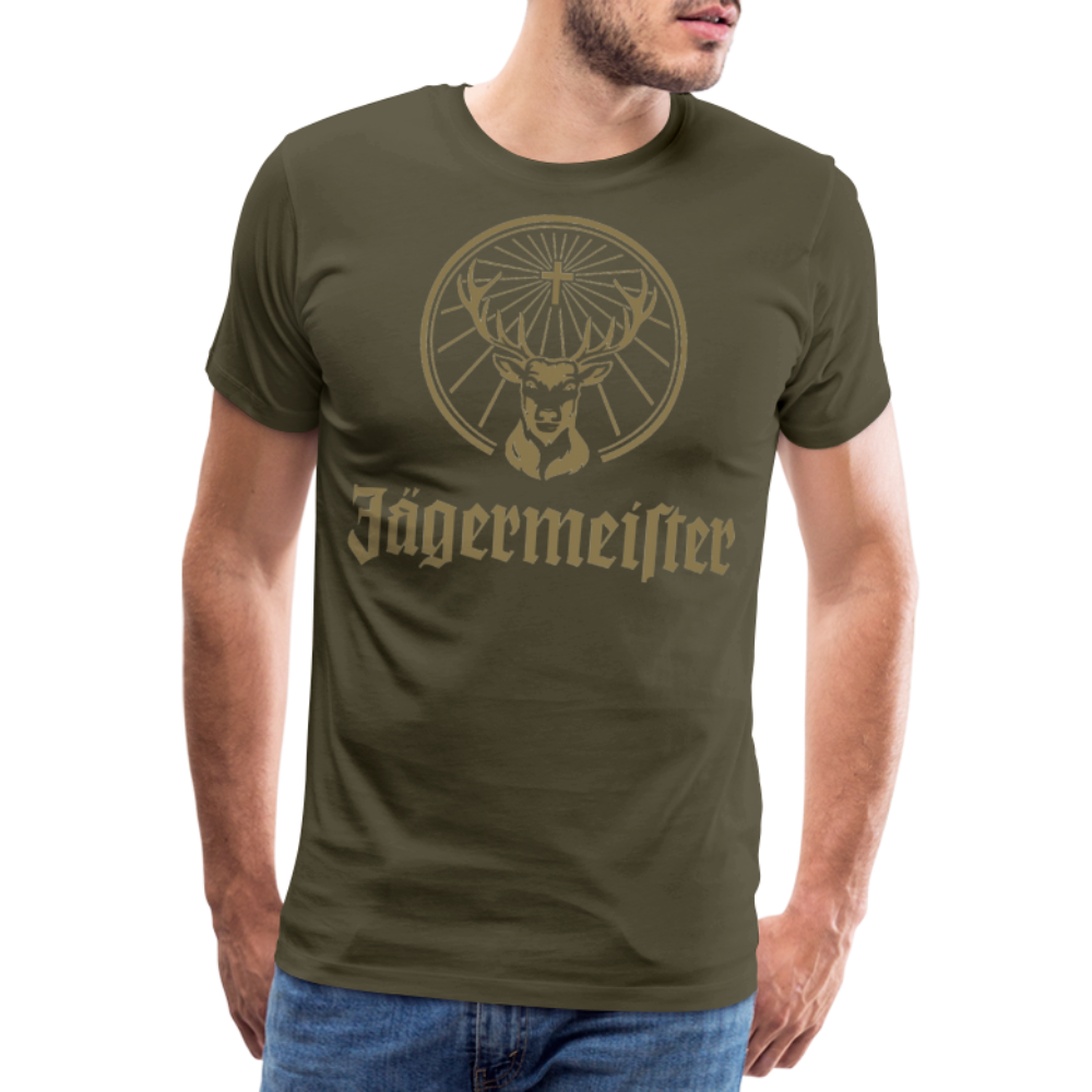 Herren Fashion T-Shirt Rundhals 100 % Baumwolle Sommer Streetwear Tank Top Shirt - Khaki