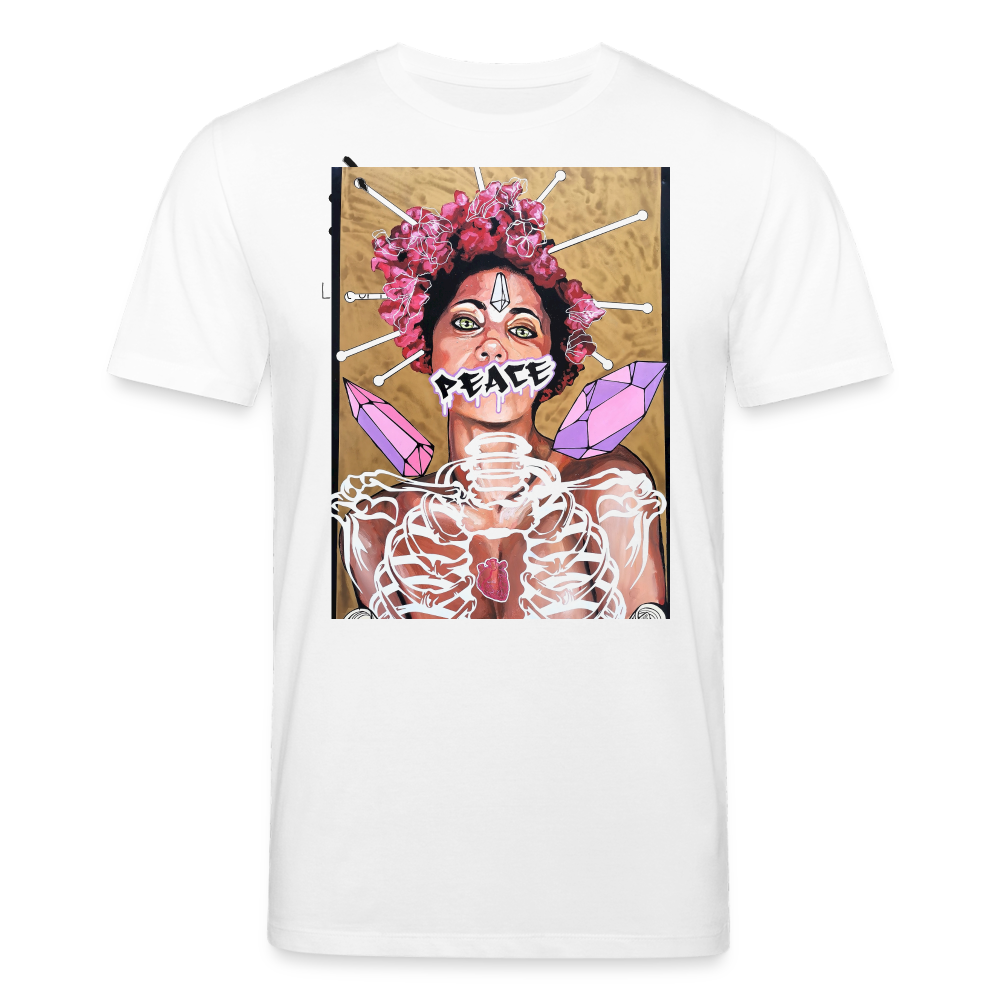 Männer Peace Bio-T-Shirt von Stanley & Stella - Weiß