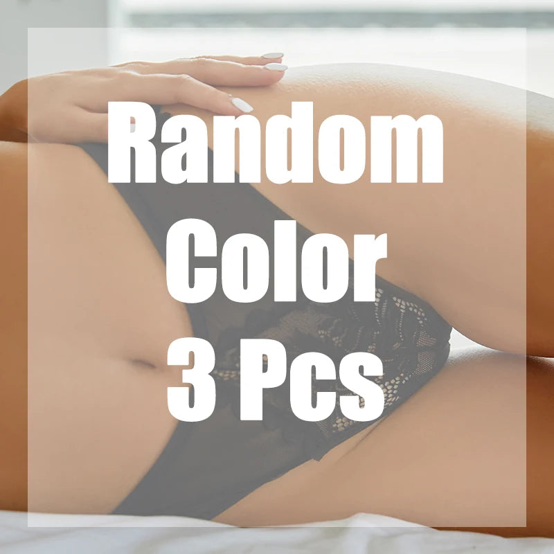 3Stk Frauen Tanga String Höschen Sexy Schlüpfer Slip Dessous Unterwäsche Panties