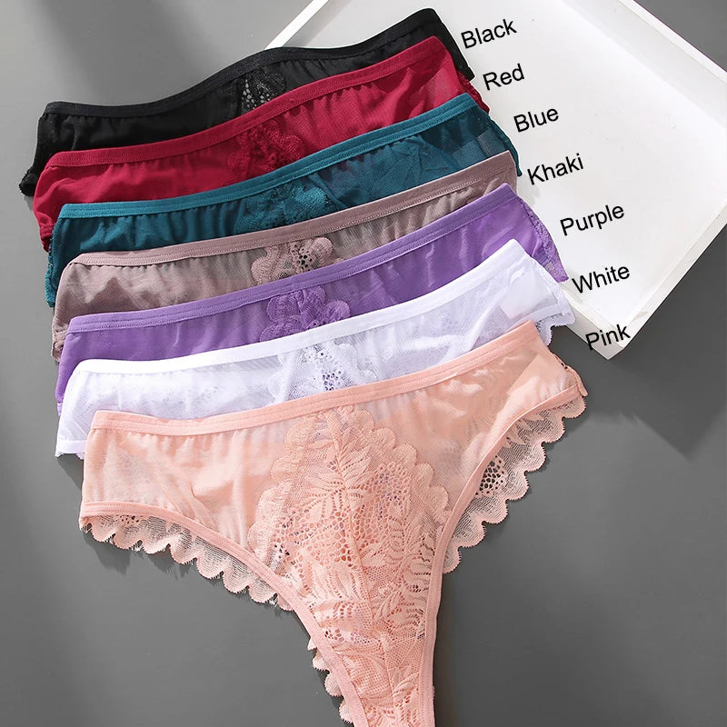 3Stk Frauen Tanga String Höschen Sexy Schlüpfer Slip Dessous Unterwäsche Panties