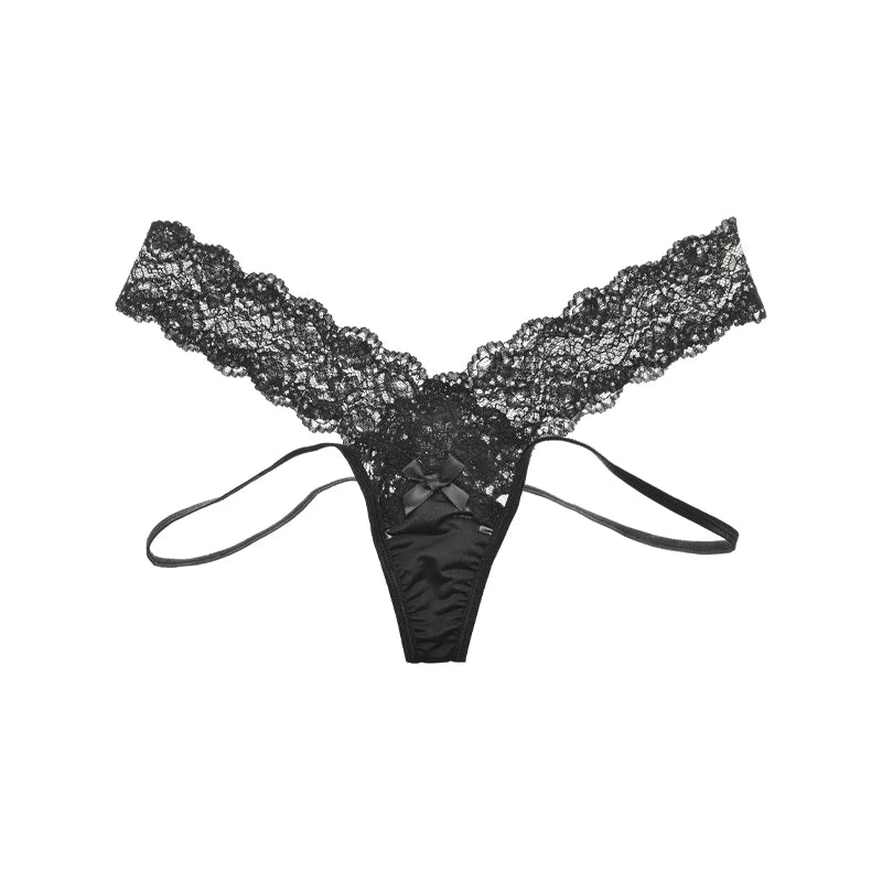 Frauen Spitze Tanga String Höschen Sexy Schlüpfer Slip Dessous Unterwäsche