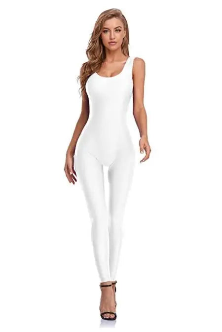 Damen Overall Bodycon Jumpsuit Streetwear Fitness-Strampler Playsuit Leggins