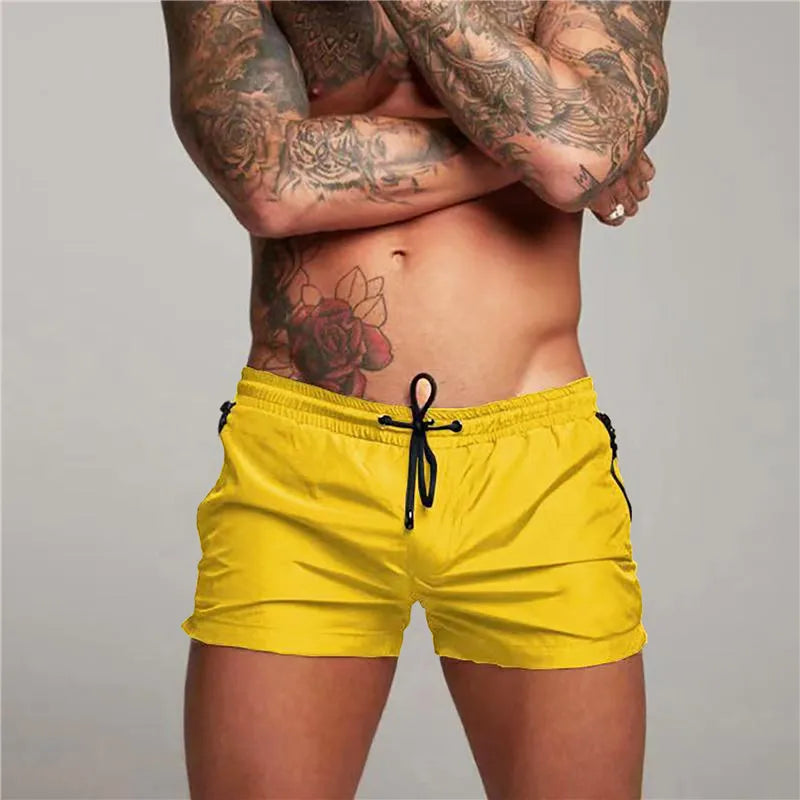 Herren Badehose Badeshort Kurze Hose Shorts Schwimmhose 100% Polyester NEU