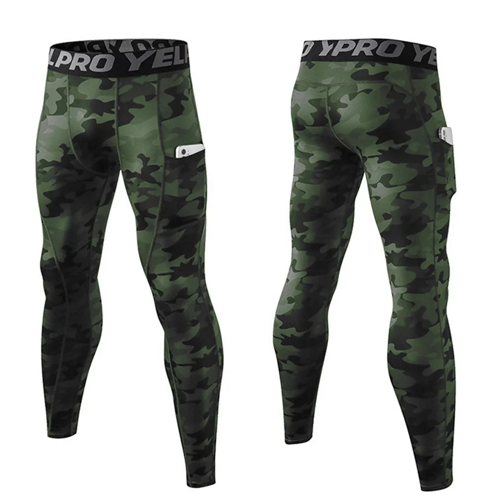Herren Leggings Sporthose Jogginghose Trainingshose Lauf Hose Kompressionshose