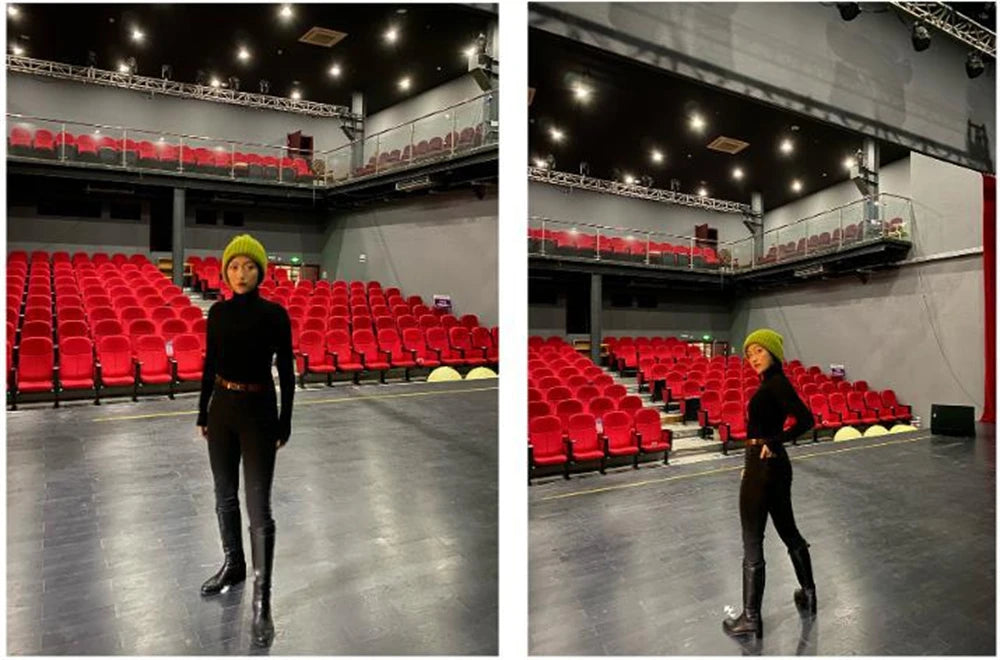 Winter Gestrickte frauen Hüte Schloss Temperatur Warme Unisex Caps Haut-freundliche Weiche Großen Kopf Woolen Beanie Kleidung Zubehör