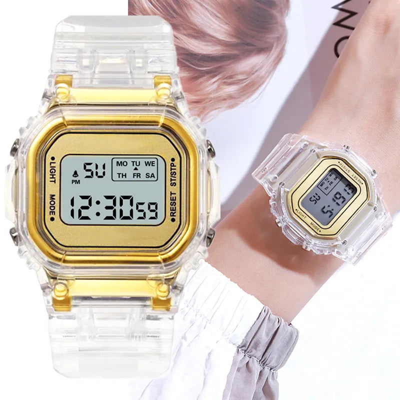 Herren Armbanduhr Digital Uhr Silber Edelstahl Quarzuhr Luxus Chronograph
