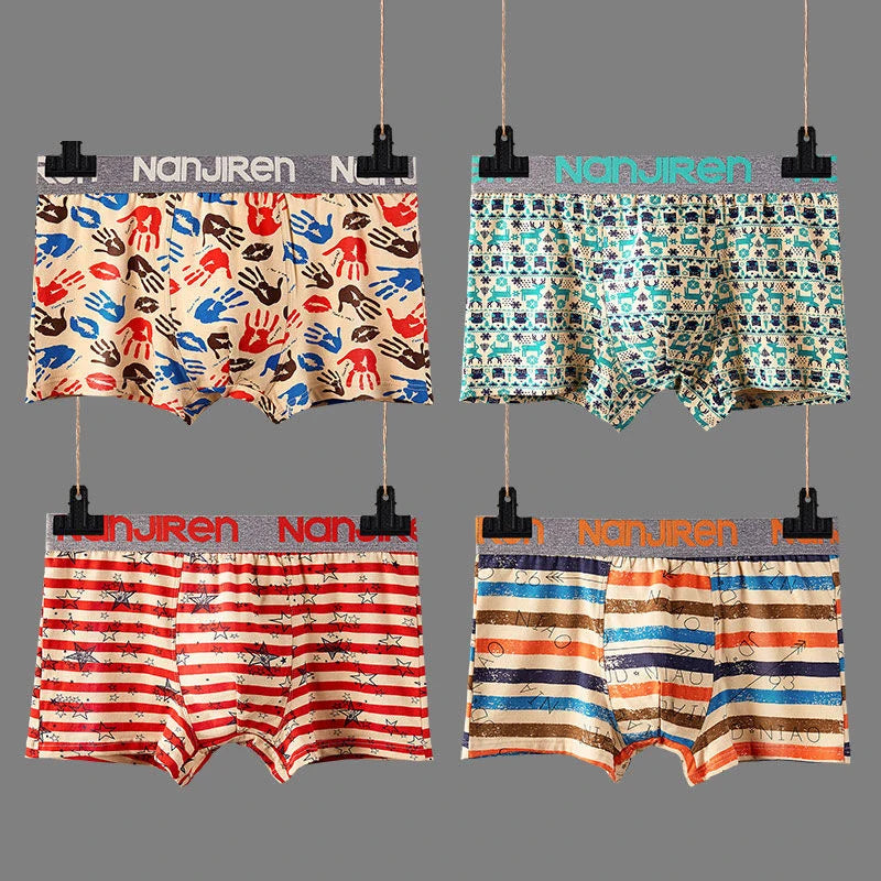 4er Pack Herren Boxershorts Unterhosen Basic Unterwäsche Boxer Shorts 6XL NEU