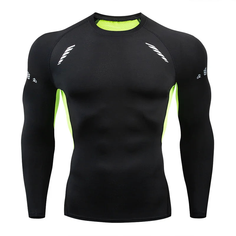 Herren Sport T-Shirt Laufshirt Trikot Kompressionsshirt Funktionsshirt Hemd Top
