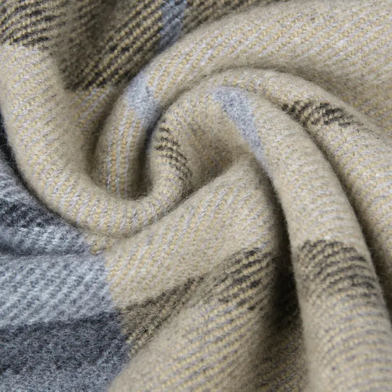 Herren Schal Winterschal Stola Schlauchschal Halstuch Wollschal Strickschal Loop