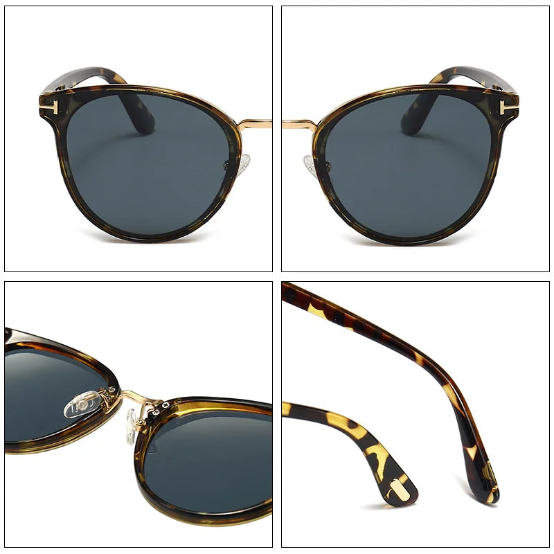 Klassische Sonnenbrille Fashion Luxus Damen Herren Brille Vintage UV400