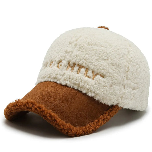 Warme Baseball Cap Damen Wintermütze Teddy Mütze Kappe Hut Unisex