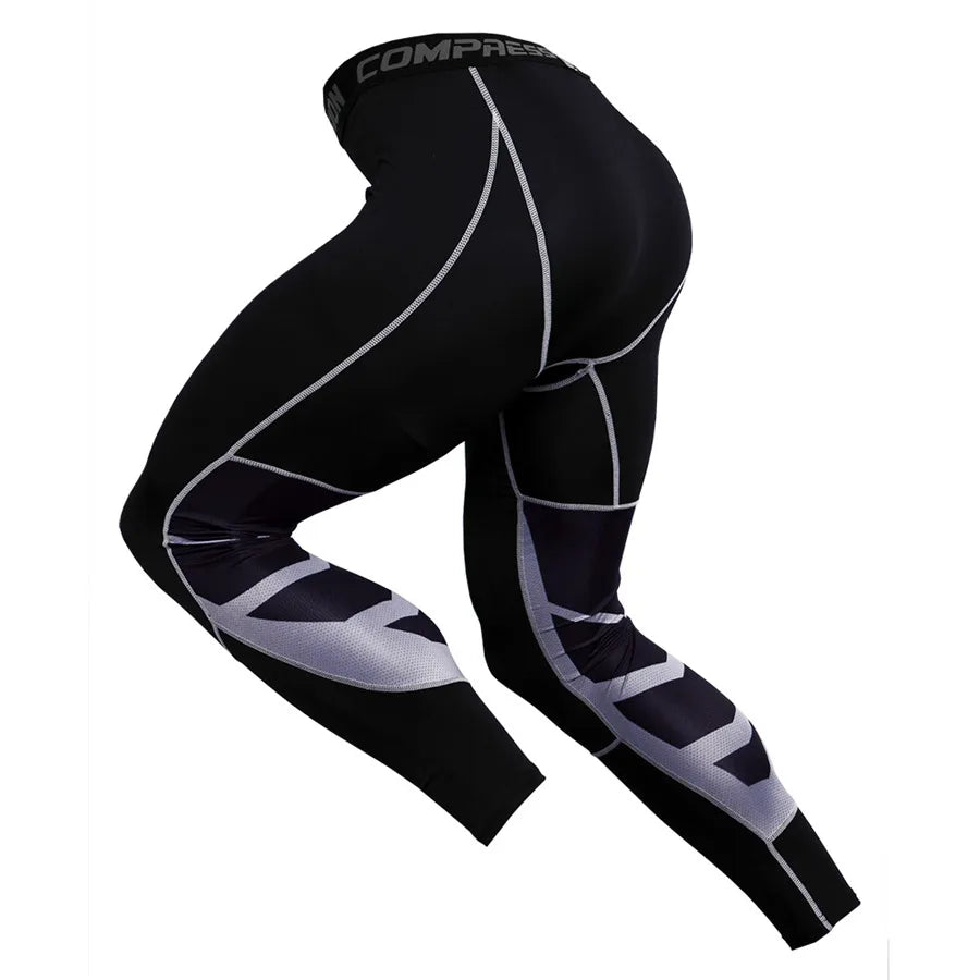 Herren Leggings Sporthose Jogginghose Trainingshose Lauf Hose Kompressionshose