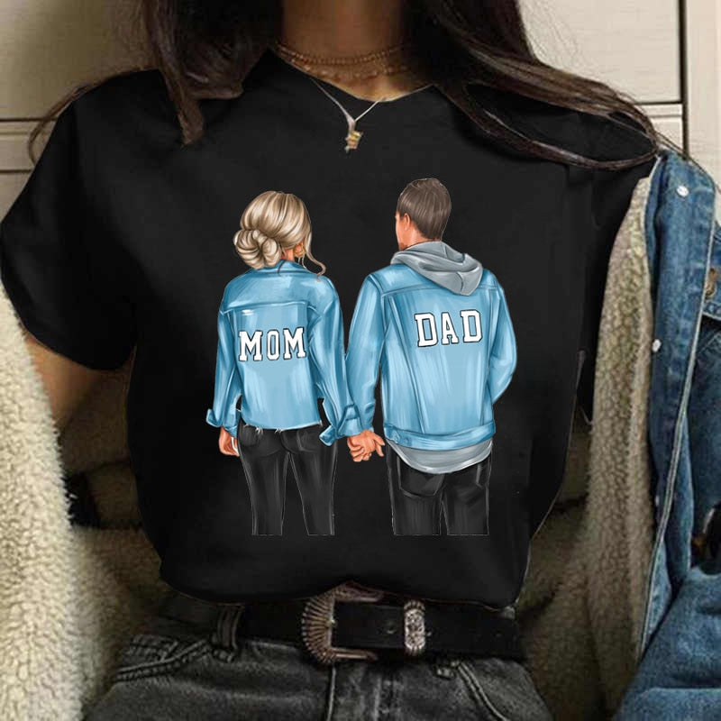 Damen Sommer Top 3D Shut Up T-Shirt Rundhals Streetwear lockeres Damentop