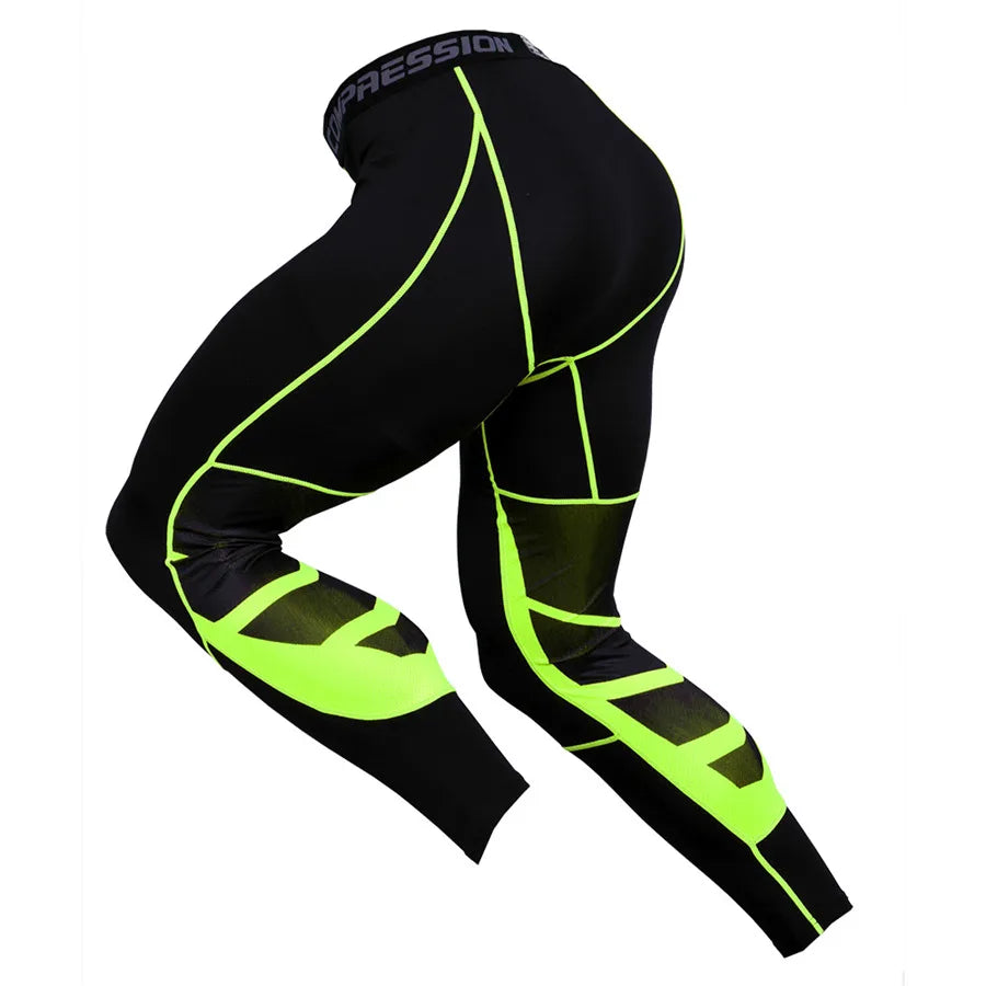Herren Leggings Sporthose Jogginghose Trainingshose Lauf Hose Kompressionshose