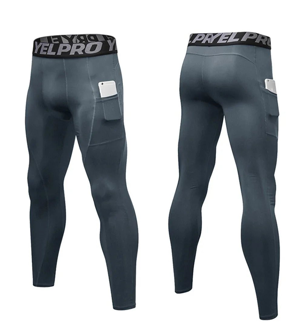 Herren Leggings Sporthose Jogginghose Trainingshose Lauf Hose Kompressionshose