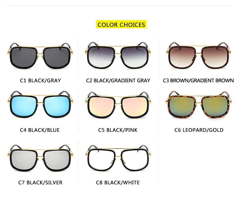 Herren Designer Sonnenbrille Polarisierte Pilotenbrille Retro Brille UV400