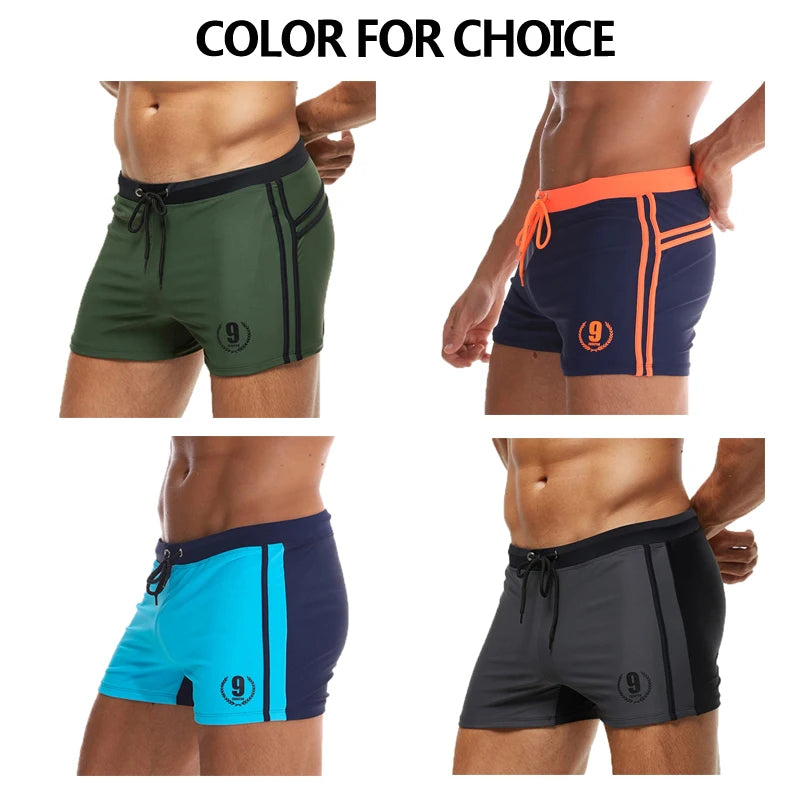Herren Badehose Badeshort Kurze Hose Shorts Schwimmhose 100% Polyester NEU