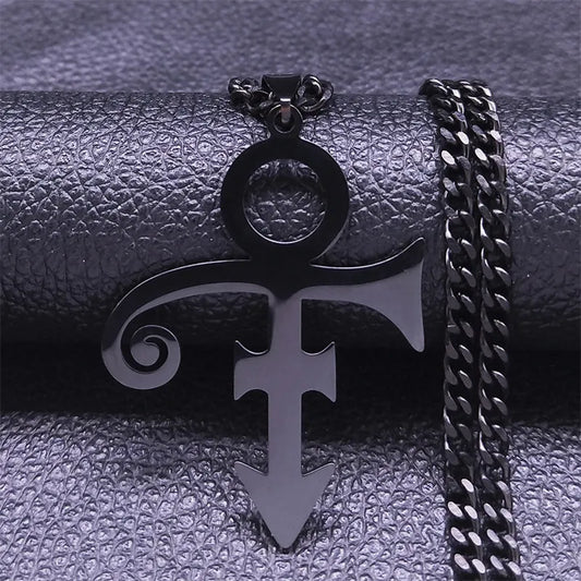 Massiv Edelstahl Silber Panzerkette Halskette Anhänger Damen Herren RIP Symbol 