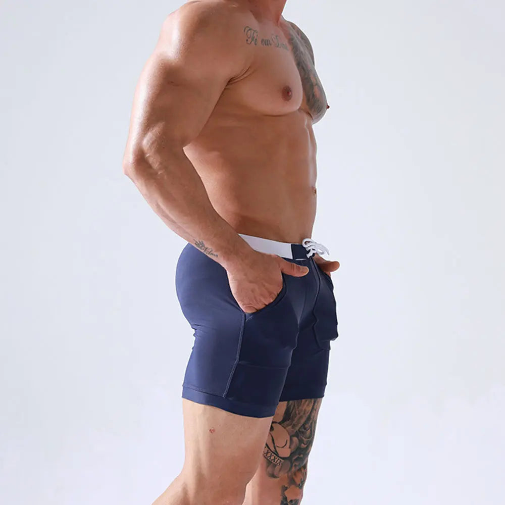 Costume Mare Uomo Pantaloncini corti Boxer Shorts Bagno Slip Interno Piscina