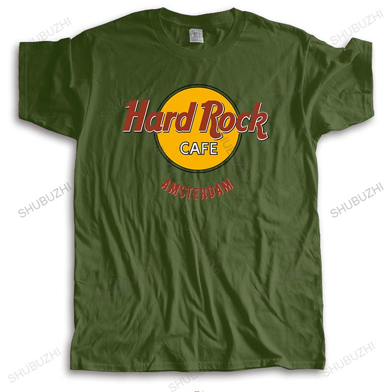 Herren Fashion Hard Rock Cafe 3D T-Shirt Rundhals Unisex Sommer Streetwear