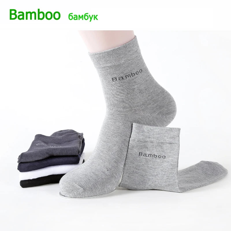 10 Paar Herren Business Socken aus Bambusfaser Atmungsaktives Größe 38-45