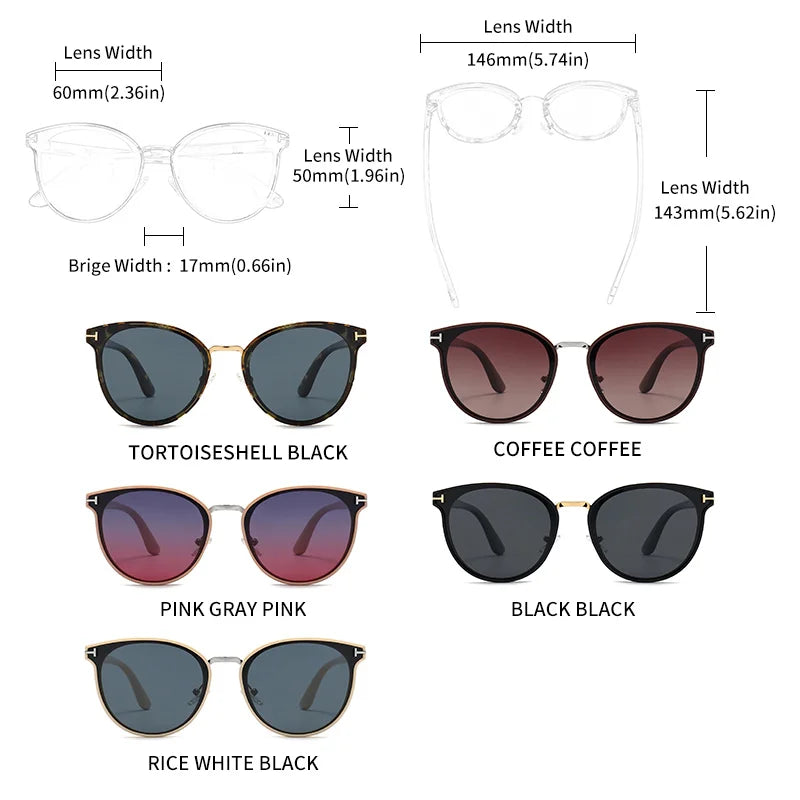 Klassische Sonnenbrille Fashion Luxus Damen Herren Brille Vintage UV400