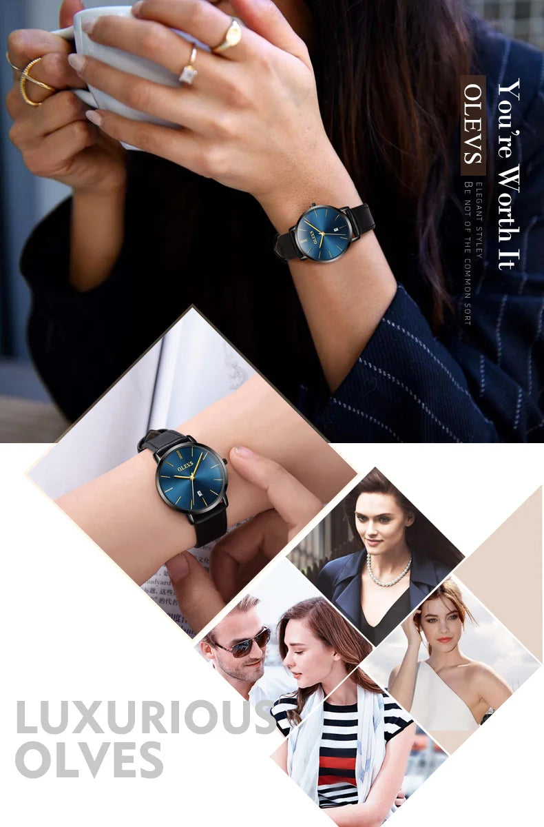 Orologio da Polso Donna Quarzo Quadrante Acciaio Inossidabile Classico Elegante