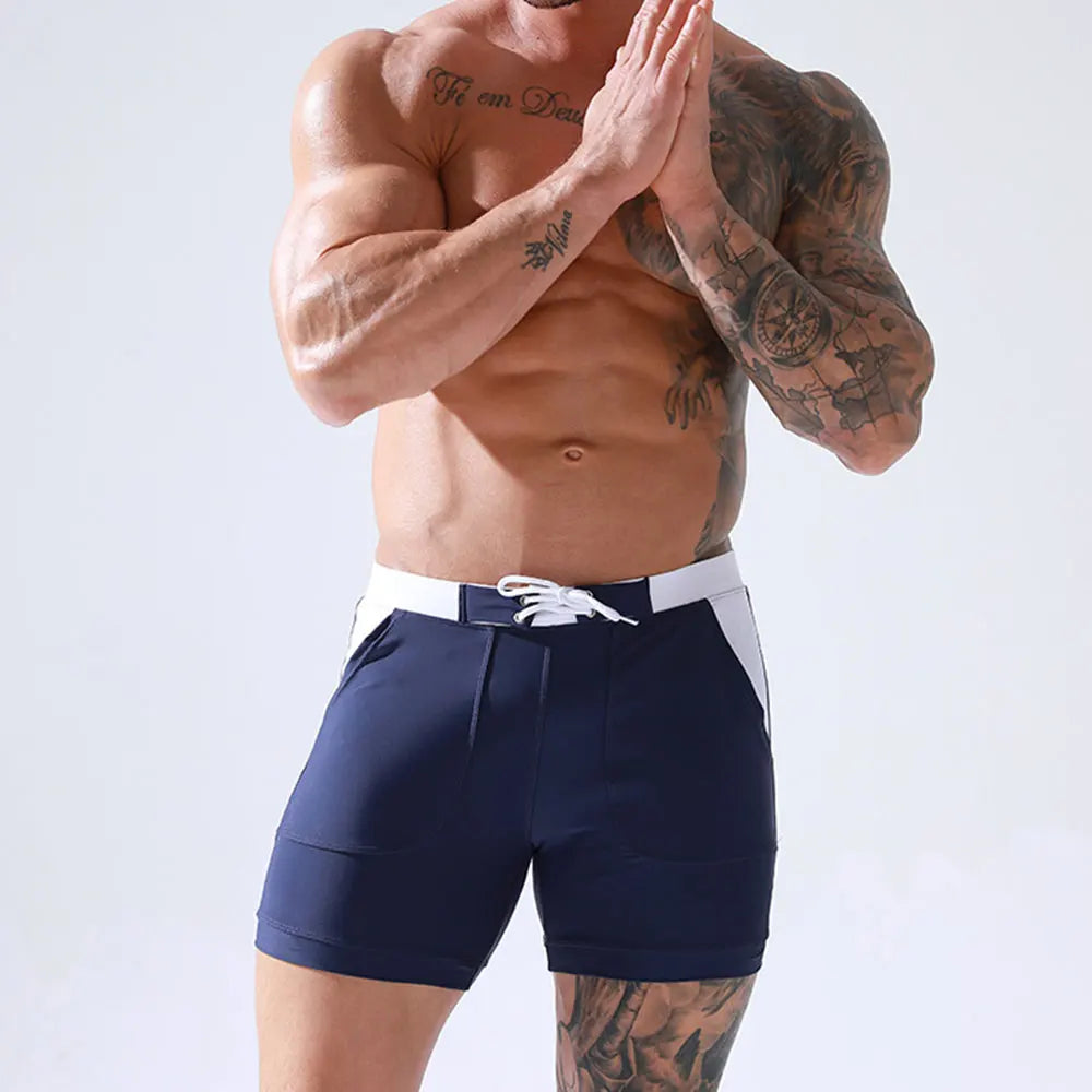 Costume Mare Uomo Pantaloncini corti Boxer Shorts Bagno Slip Interno Piscina