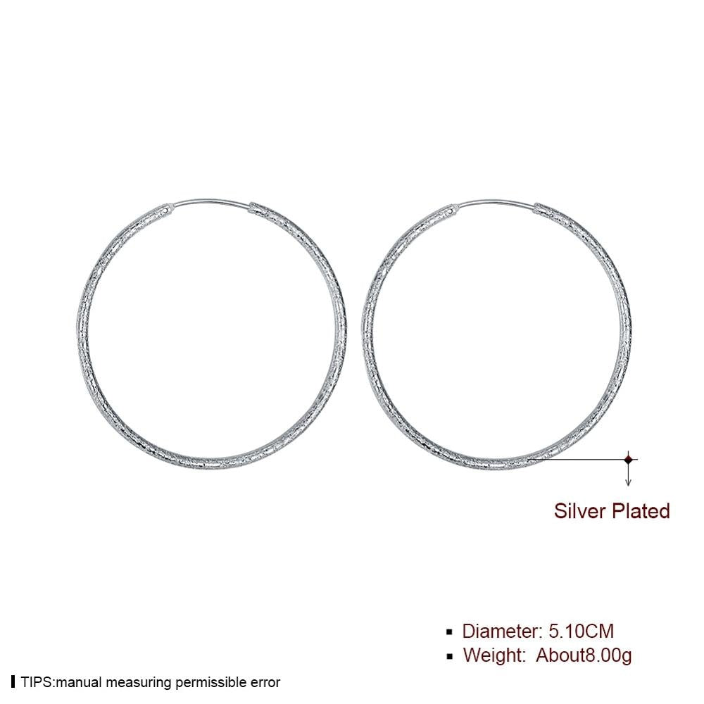1 Paar Creolen aus 925 Sterling Silber Ohrringe Zirkonia Ohrstecker NEU