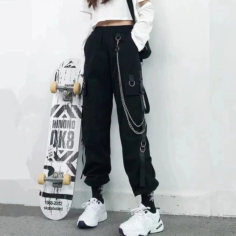 Hosen Damen Schlupfhose Ballonhose Pumphose Jogginghose Sweatpants Streetwear