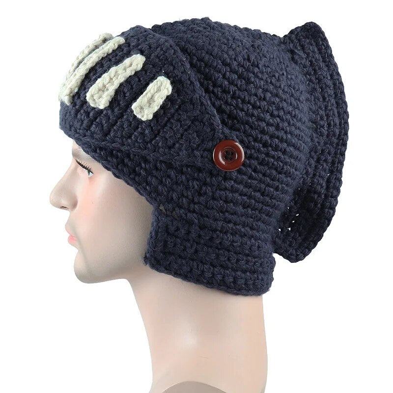 Warme Herren Damen Wintermütze Sparta Woll Mütze Strickmütze Kappe Hut Unisex
