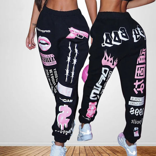 Hosen Damen Schlupfhose Ballonhose Pumphose Jogginghose Sweatpants