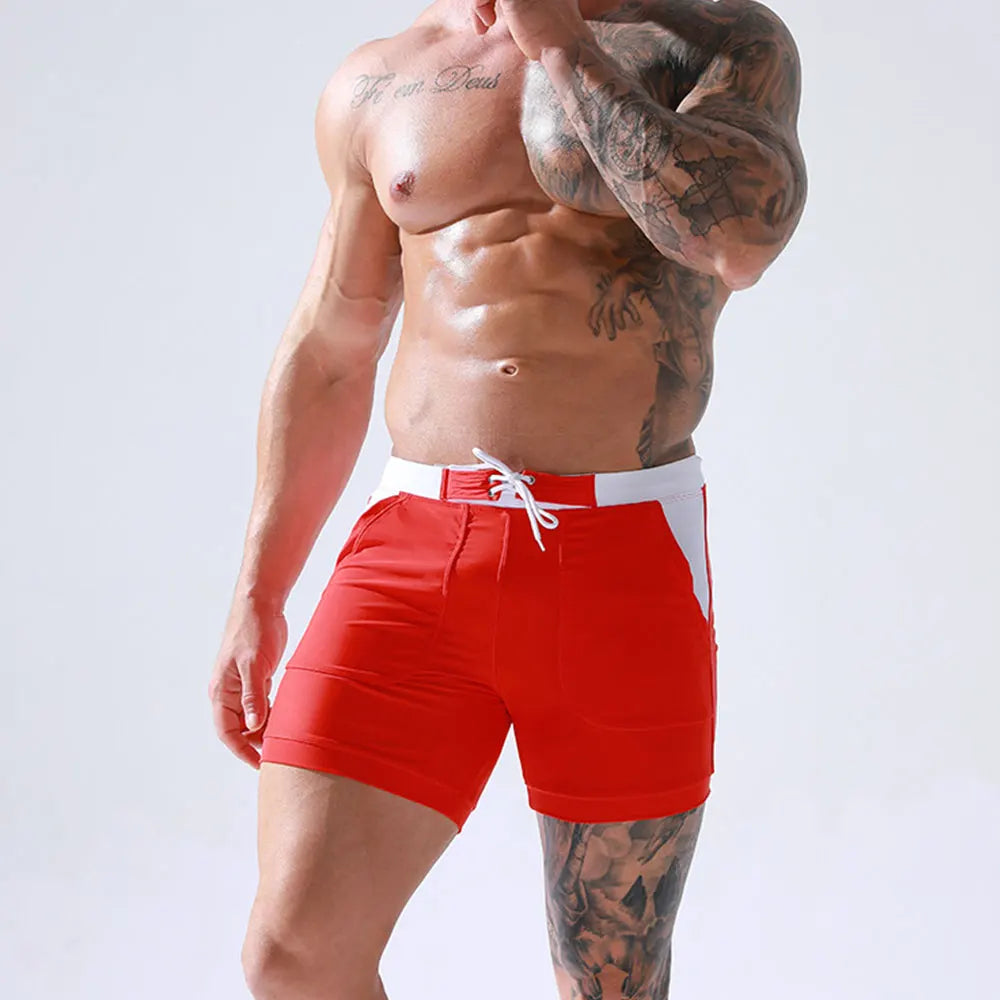 Costume Mare Uomo Pantaloncini corti Boxer Shorts Bagno Slip Interno Piscina