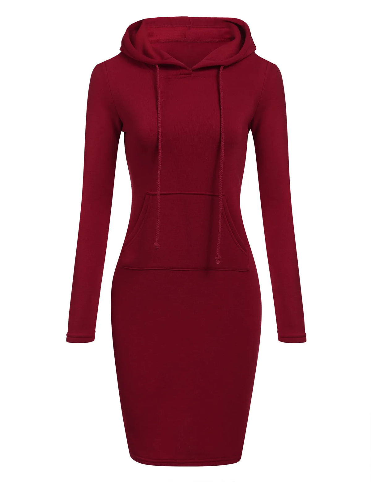 Kapuzenpullover Sweatshirt Pulloverkleid Hoodie Pulli Tunika Damen Sportkleid