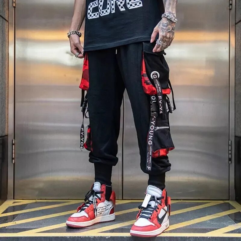 Hose Sporthose Herren Trainingshose Jogger Fitness Slim Fit Cargo Streetwear