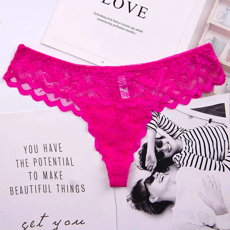Frauen Tanga String Höschen Sexy Schlüpfer Slip Dessous Unterwäsche