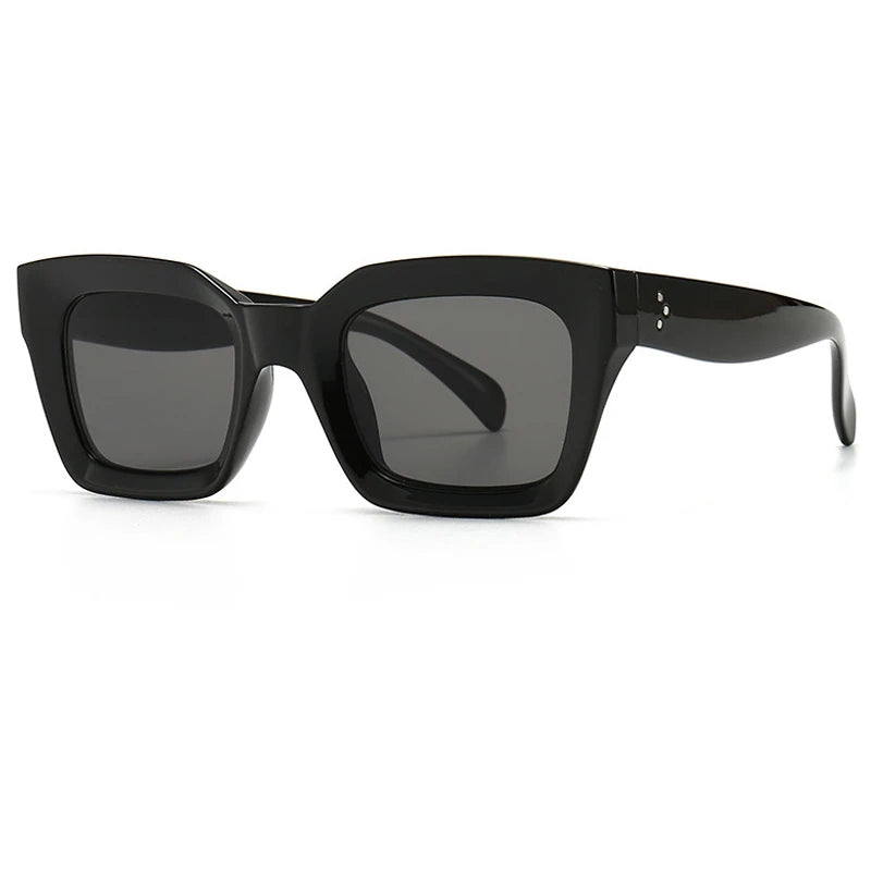 Damen Sonnenbrille Designer Luxus Brille Quadratische Gläser Vintage  UV400
