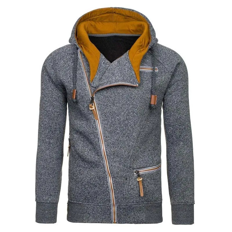 Herren Zipper Kapuzenpullover Sweatjacke Pullover Hoodie Sweatshirt Pulli