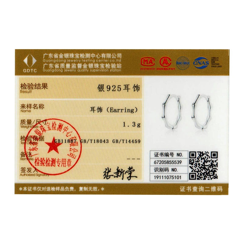 1 Paar Creolen aus 925 Sterling Silber Ohrringe Zirkonia Ohrstecker NEU