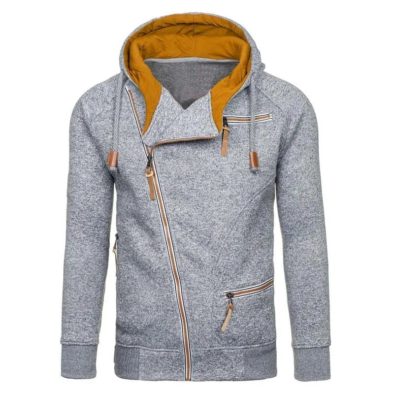 Herren Zipper Kapuzenpullover Sweatjacke Pullover Hoodie Sweatshirt Pulli