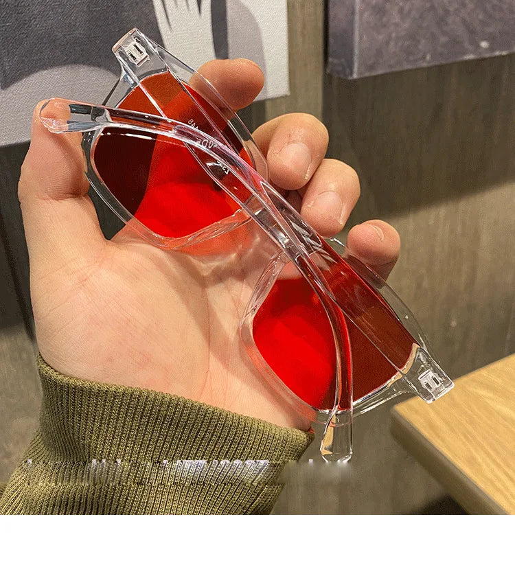 2024 RMM Marke hochwertige neue Polygon Meter Nagel quadratische Sonnenbrille Mode Männer Hip Hop Brille Retro Sonnenbrille Frauen